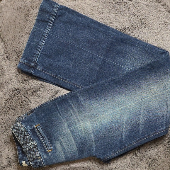 Yves Saint Laurent Rive Gauche YSL F38 Wide Leg with braided waistband (US 6) - Picture 5 of 15